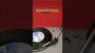 Orange Crosley Spinerette Demo. Portable record player.  #record #vinyl #45rpm #single #recordplayer