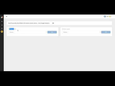 Leads Counting Settings for the Analytics Alfa-Track Table