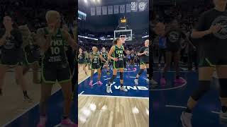 Minnesota Lynx traditional home court victory dance