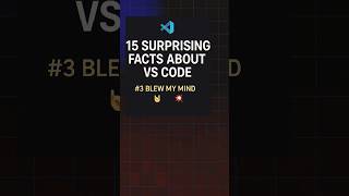 15 Surprising VS Code Facts Every Developer Should Know #vscode #facts