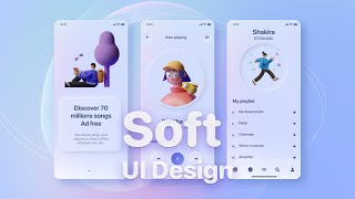 Soft UI Design - Neumorphism style - For Beginners