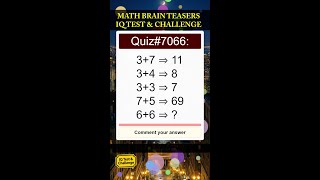 Math Brain Teasers: Can You Solve This? #mathquiz #mathpuzzle