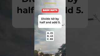 Basic math mixed operations #maths #riddles #shorts
