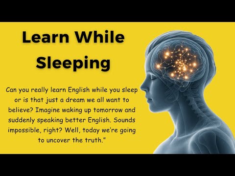 How to Learn English in Your Sleep | Improve Your English While Sleeping | Listening & Practice