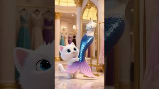 Cute cat buy a Mermaid Costume #funny #catvideos #catshorts #cat #cartoon #cute #memes #cutecat
