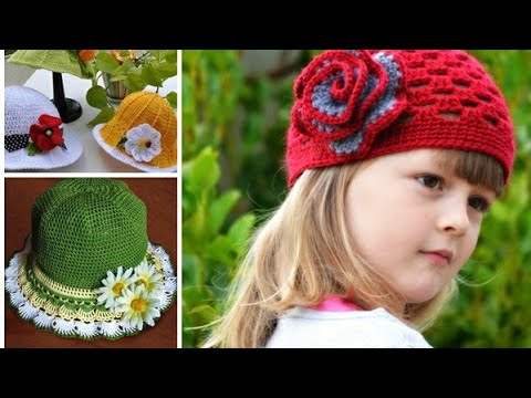 crochet hat/baby hat/girl hat  Designed
