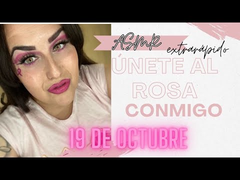 ASMR EN ESPAÑOL | EL ROSA ES MÁS QUE UN COLOR 💗 - 19 de OCTUBRE día del cáncer de mama |ASMR::Marta❤