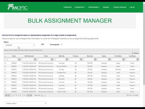 Bulk Assignment Manager Phase 1
