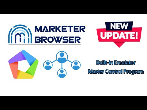 Browser with Emulator and Mouse-Sync with MCP-MarketerBrowser New Update 2023