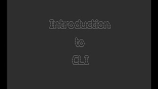 Introduction to CLI Workshop 2020