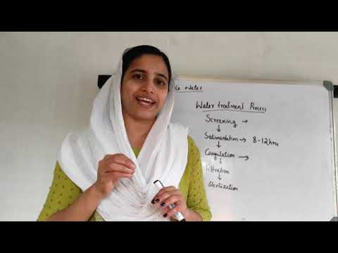 Water treatment process|water|module3|chemistry for polytechnic