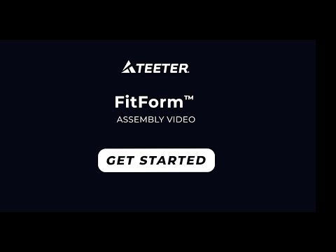 Teeter FitForm Assembly Instructions