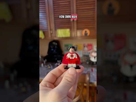 Is this the best Omni man custom?🤔 #invincible #actionfigures #toycollector #lego #minifigures