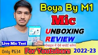 The Best MicBoya by M1 mic Lavalier Microphone Micro  Unboxing and Review 2022