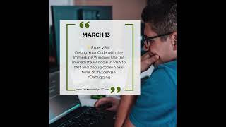 💡 Excel VBA: Debug Your Code with the Immediate Window! #ExcelVBA #Debugging