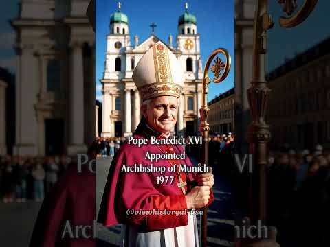 The Life of Pope Benedict XVI #popebenedict #pope #history #ai #fyp