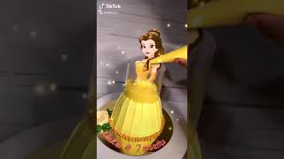 my pull me up  doll cake attempt