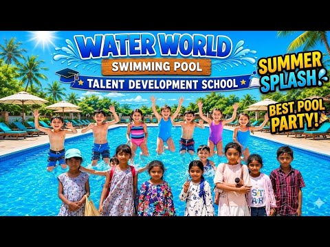 Kids Enjoying Swimming Pool Trip | Talent Development School