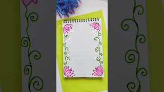 Assignment front page design #assignmentfrontpagedesigns #diy #craft #art #painting