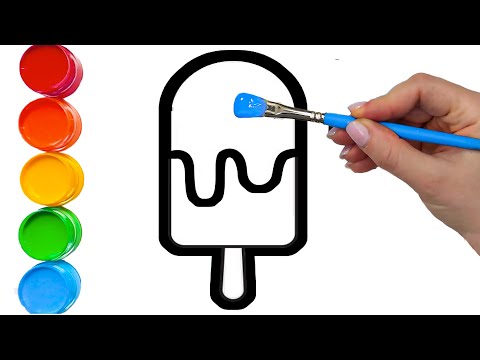 How To Draw and Paint Popsicles | Kids Art Time