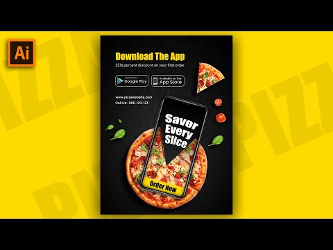 Poster Template Design With Screen-Blending Effect Using Adobe Illustrator