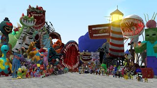 ALL POPPY PLAYTIME CHAPTERS 1-4 VS ALL MONSTERS In Garry's Mod!