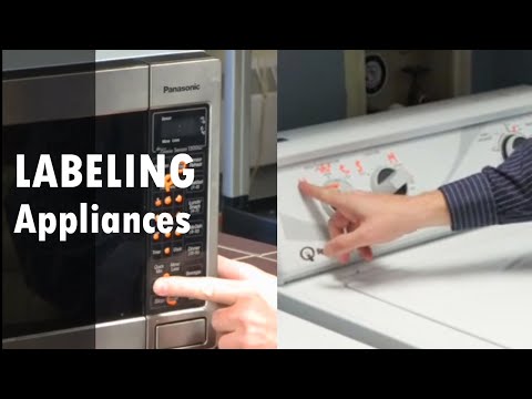 Labeling Appliances in the Home