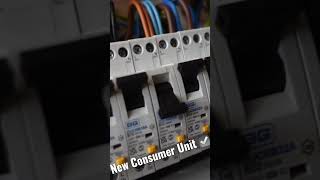 New Consumer Unit #electrician #upgrade #fyp