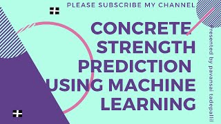 Concrete Strength Prediction | how to start a data science project | data science projects |