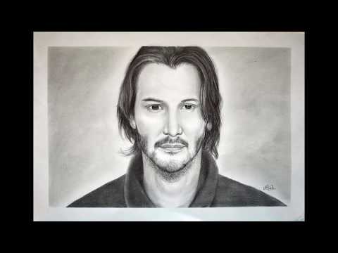 Drawing " KEANU REEVES "   by- #Artrealism_love