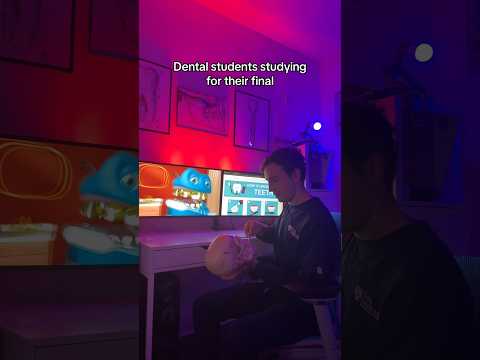 I wish denal school was actually this easy🤣 Hope everyone has a great week of studying!