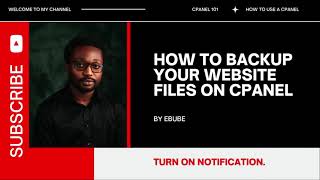 How to Backup Your Website Files on cPanel | Easy Step-by-Step Guide