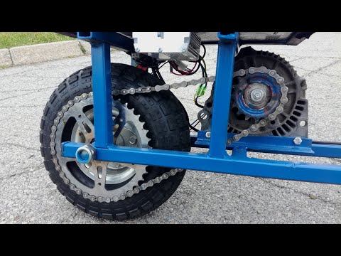 Homemade Electric Scooter / DIY BLDC Motor From Alternator