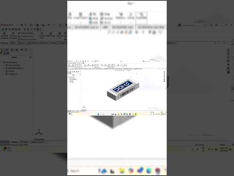 ERASER 🤔 #solidworks #solidworkscad #eraser #cad #cadtutorial #3d #3ddesign #solidcadinnovators