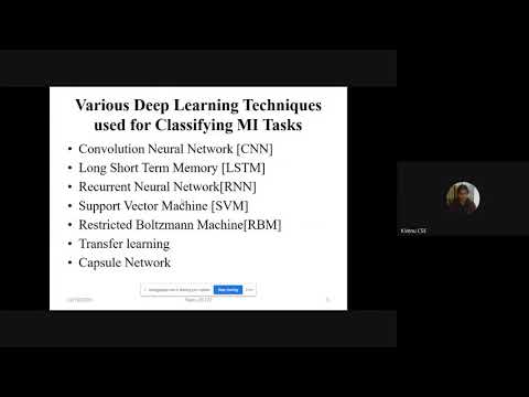 Paper ID 172 - A Review on Motor Imagery Based EEG Signal Classification for BCI Using Deep Learning