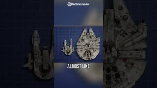 Corellian Design: Inverting Falcon Shapes for New Ships #shorts