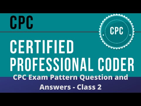 CPC Exam Pattern Question and Answers - Class 2