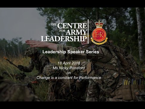 CAL Speaker Series - Change is a Constant for Performance