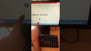 Degree Symbol Shortcut in Ms Word #shorts #shortcutkeys #msword #viral #computer