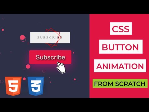 Button animation in HTML and CSS only. CSS effects and animation. How to do it?