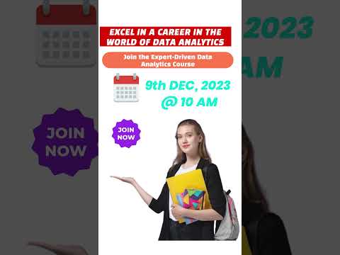 Excel in a Career in the World of Data Analytics #DataAnalyticsTraining