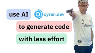 Use AI to generate code with less effort...