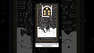 Five of Pentacles | General Meaning | Learn Tarot  #learntarot #tarot #tarotteacher