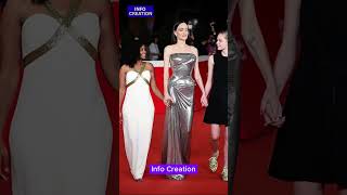 Angelina Jolie and Daughters Zahara and Shiloh