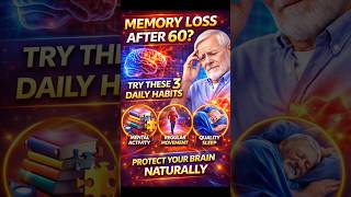 Memory Loss After 60? Try These 3 Daily Habits to Keep Your Brain Sharp #seniorhealth #over50health