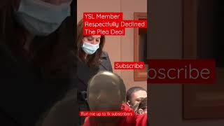 The First Solid YSL Member Declined Plea Deal #yslrecords #youngthug #gunna #youtubeshorts #reels