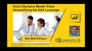 Excel Olympics Slovenia - Learn DAX Properly from a Professional
