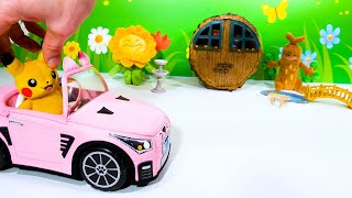 Pokemon get a New House Toy Learning Video! Reading Video for Kids  =)