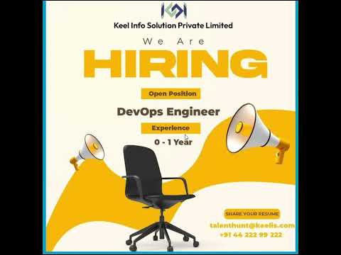 Hiring Now: DevOps Engineer | Freshers Can Apply | Keel Info Solution #shorts #freshersjobs #exam