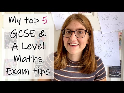 ■ How I got 100% in GCSE & A Level maths | My top 5 maths exam tips!